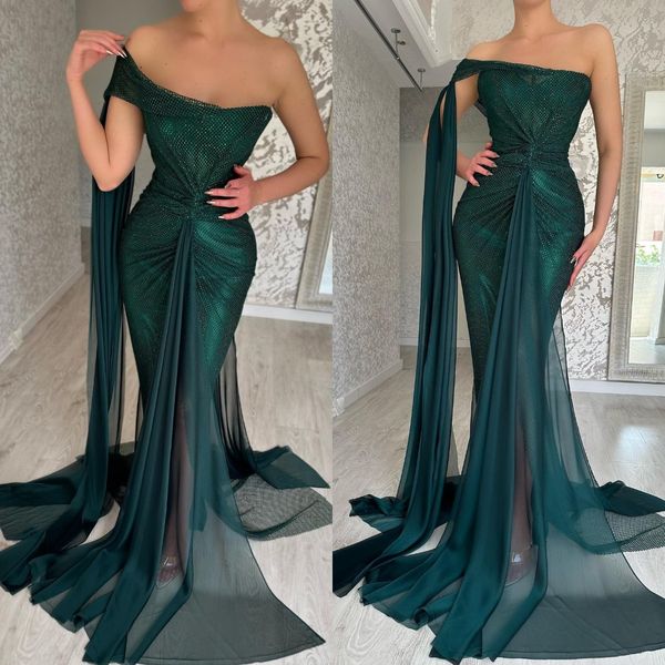 elegant dark green evening gown with cape off shoulder split sequins net party prom dresses sweep train formal long dress for red carpet spe, Black;red
elegant dark green evening gown with cape off shoulder split sequins net party prom dresses sweep train formal long dress for red carpet spe, Black;red