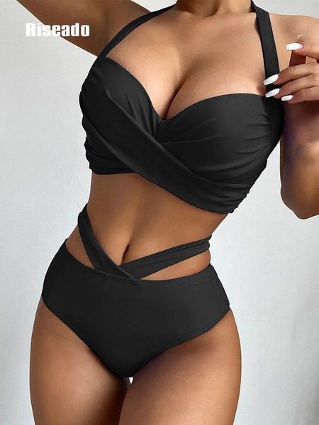swimwear riseado push up bikini high waist swimsuits swimwear women 2023 new twisted bikinis set halter bathing suit beachwear summer, White;black
swimwear riseado push up bikini high waist swimsuits swimwear women 2023 new twisted bikinis set halter bathing suit beachwear summer, White;black