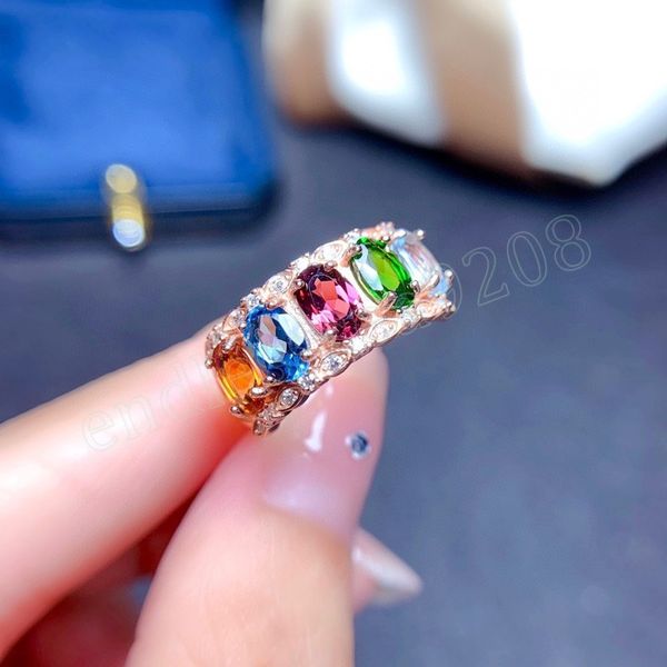 imitation natural multi treasure crystal rings women single row ring colorful treasure open ring, Silver
imitation natural multi treasure crystal rings women single row ring colorful treasure open ring, Silver