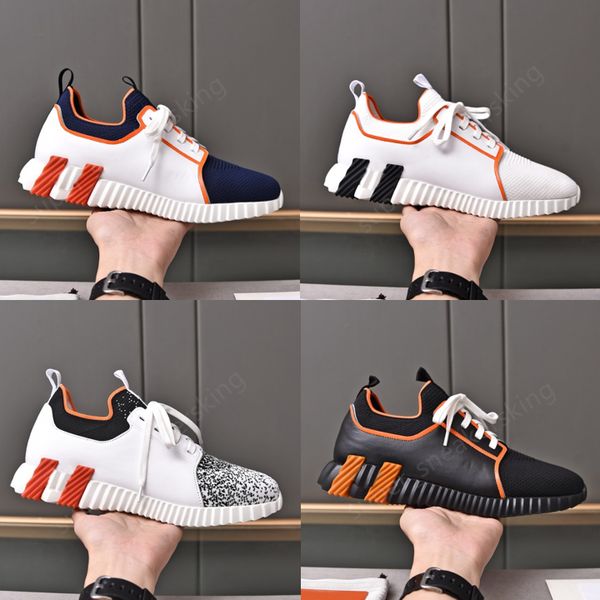 luxury men knit calfskin casual shoes depart sneakers platform shoes lace up trainers with box size 38-46, Black
luxury men knit calfskin casual shoes depart sneakers platform shoes lace up trainers with box size 38-46, Black