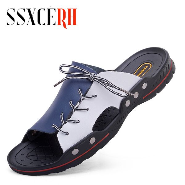 slippers leather summer men flip flops beach sandals nonslip male zapatos hombre casual shoes big size 3848 230703, Black
slippers leather summer men flip flops beach sandals nonslip male zapatos hombre casual shoes big size 3848 230703, Black