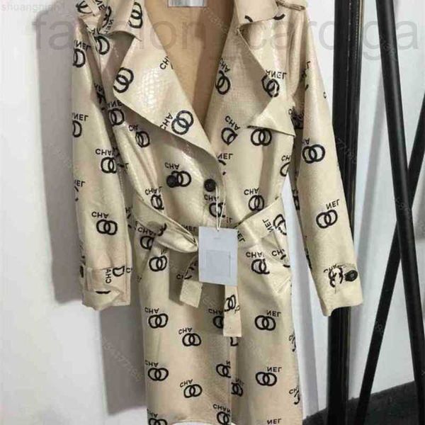 women's trench coats designer latest design women leather trench coat dress cc printing long jackers pu chen brand belt waist slimming, Tan;black
women's trench coats designer latest design women leather trench coat dress cc printing long jackers pu chen brand belt waist slimming, Tan;black