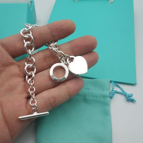 designer bracelet 925 sterling silver heart-tag toggle charm bracelet classic men t heart thick chain love bracelets for girlfriend valentin, Black
designer bracelet 925 sterling silver heart-tag toggle charm bracelet classic men t heart thick chain love bracelets for girlfriend valentin, Black
