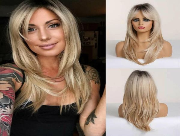 fashion shoulder length synthetic wigs ombre brown blonde wigs with bangs for party use8225898, Black
fashion shoulder length synthetic wigs ombre brown blonde wigs with bangs for party use8225898, Black