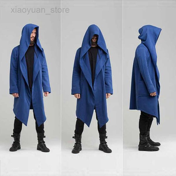men's hoodies parklees long cardigan cloak coat men hooded black hip hop mantle hoodies jacket mantle cloak coats outwear hkd230704
men's hoodies parklees long cardigan cloak coat men hooded black hip hop mantle hoodies jacket mantle cloak coats outwear hkd230704