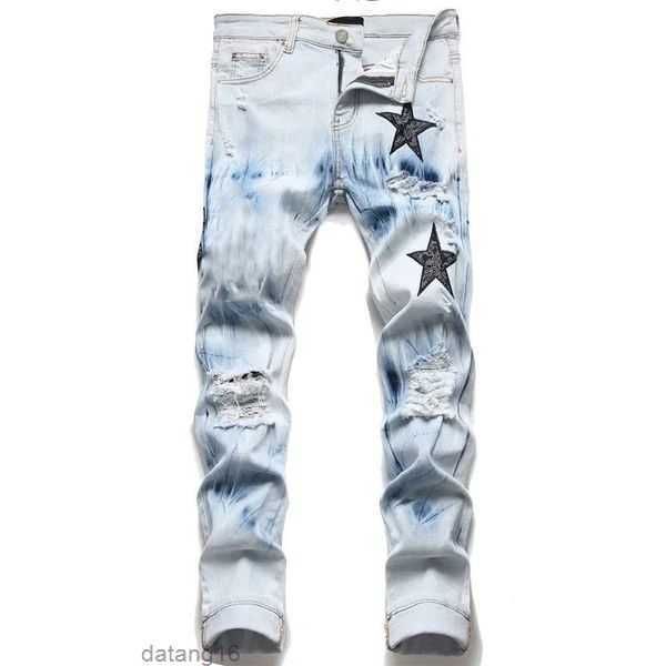 mens designer jeans no rips skinny amirri for men ripped pants with holes denim man shirt straight leg slim fit zipper amari hip hop bikers, Blue
mens designer jeans no rips skinny amirri for men ripped pants with holes denim man shirt straight leg slim fit zipper amari hip hop bikers, Blue