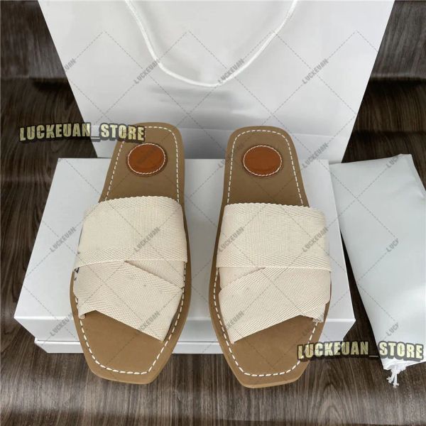 with box 2022 summer women slippers slipper woman classic woody mules sole sandals cross band canvas ladies slides designer bi, Black
with box 2022 summer women slippers slipper woman classic woody mules sole sandals cross band canvas ladies slides designer bi, Black