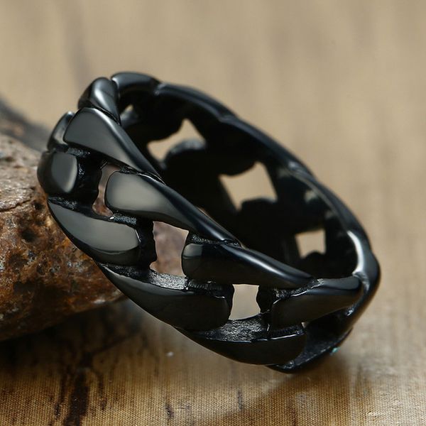 stainless steel rings for men cuban chain design ring jewelry party gift fashionable and versatile show your personality yw302r495, Silver
stainless steel rings for men cuban chain design ring jewelry party gift fashionable and versatile show your personality yw302r495, Silver