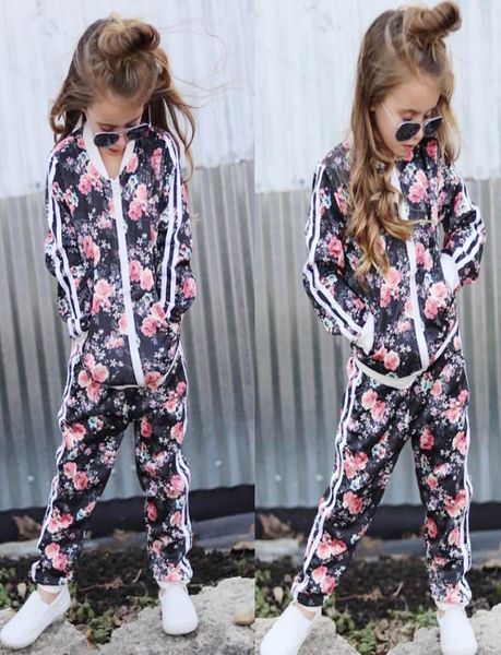 children clothing 2018 autumn toddler girls clothes 2pcs set outfits floral printed coat and pants kids clothes tracksuit girls7852525, White
children clothing 2018 autumn toddler girls clothes 2pcs set outfits floral printed coat and pants kids clothes tracksuit girls7852525, White