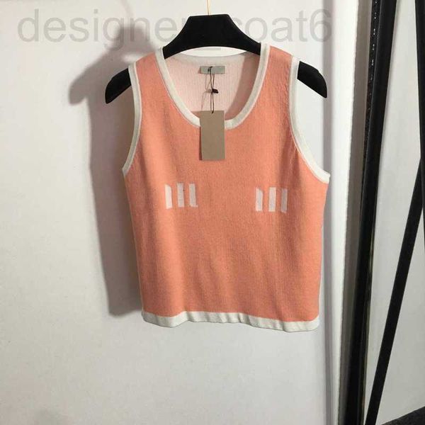 women's tanks & camis designer 23ss tank womens womens clothing letter knitted vest chest round neck sports color matching tanks women, White
women's tanks & camis designer 23ss tank womens womens clothing letter knitted vest chest round neck sports color matching tanks women, White