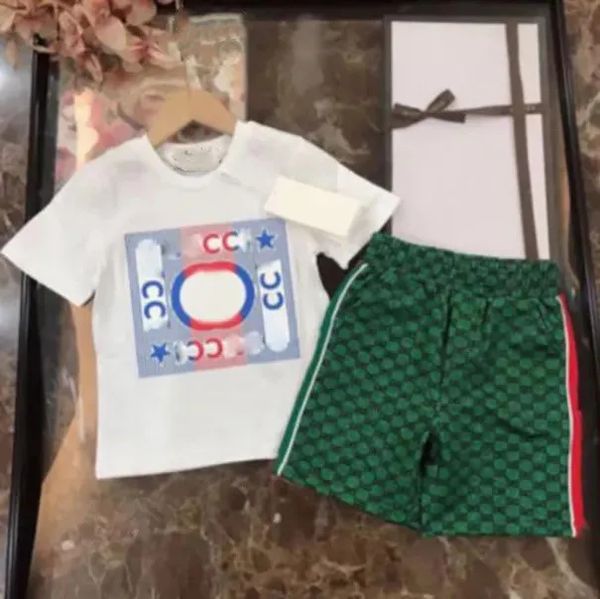 2-10 years kids designer clothing sets t-shirt pants set cotton clothing baby boys girl fashion brand children short sleeve shorts aaa dhgat, White
2-10 years kids designer clothing sets t-shirt pants set cotton clothing baby boys girl fashion brand children short sleeve shorts aaa dhgat, White