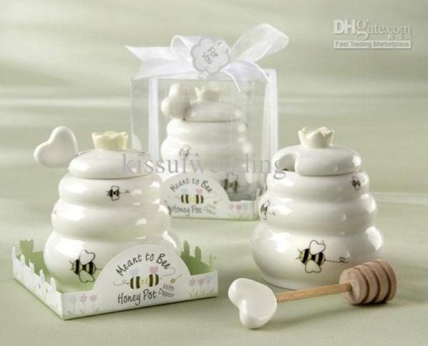 bridal shower favorsquotmeant to beequot ceramic honey pot with wooden dipper 5pcslot for baby favors and wedding bombonieres2287861
bridal shower favorsquotmeant to beequot ceramic honey pot with wooden dipper 5pcslot for baby favors and wedding bombonieres2287861