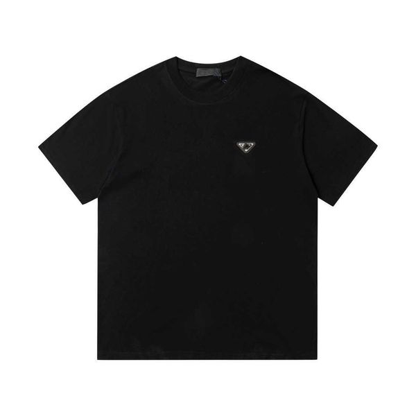 men's designer t-shirts high edition iron label fashion versatile pullover cotton short sleeve t-shirt for men and women, White;black
men's designer t-shirts high edition iron label fashion versatile pullover cotton short sleeve t-shirt for men and women, White;black