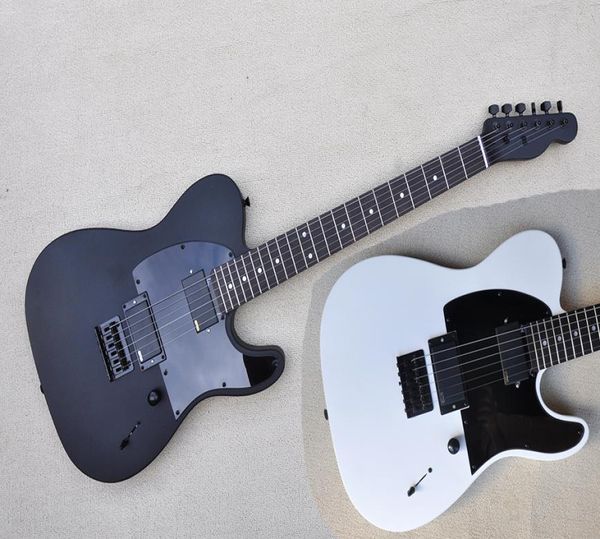 factory custom matte black white electric guitar with rosewood fretboard hh piclups black hardware can be customized2169538
factory custom matte black white electric guitar with rosewood fretboard hh piclups black hardware can be customized2169538