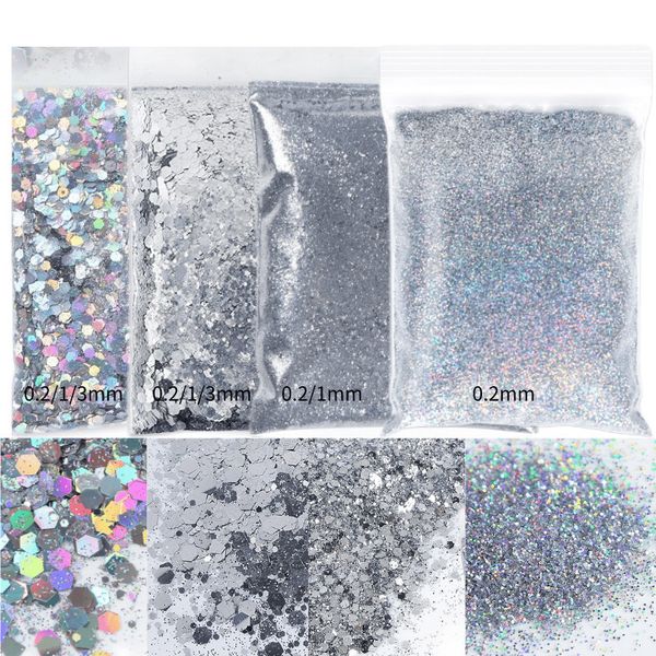 nail glitter 4 bag 200g holographic silver powder shiny decoration bulk mix hexagon sequin nails accessories polish supplies set 230704, Silver;gold
nail glitter 4 bag 200g holographic silver powder shiny decoration bulk mix hexagon sequin nails accessories polish supplies set 230704, Silver;gold