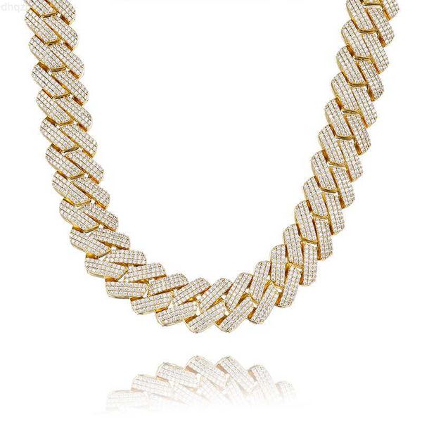 25mm thick chain necklace for men classic iced out gold plated hip hop chain, Silver
25mm thick chain necklace for men classic iced out gold plated hip hop chain, Silver