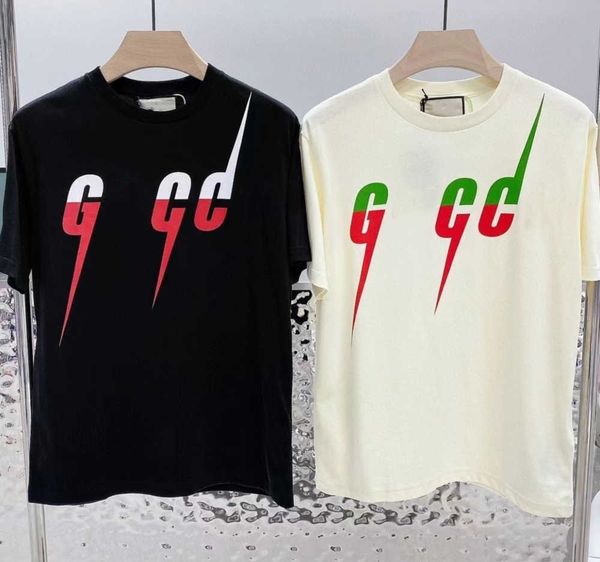 2023ss designer t shirt gu quality mans cotton fashion lightning letter pattern 5 colors short sleeve design couple shirt designer tee women, White;black
2023ss designer t shirt gu quality mans cotton fashion lightning letter pattern 5 colors short sleeve design couple shirt designer tee women, White;black