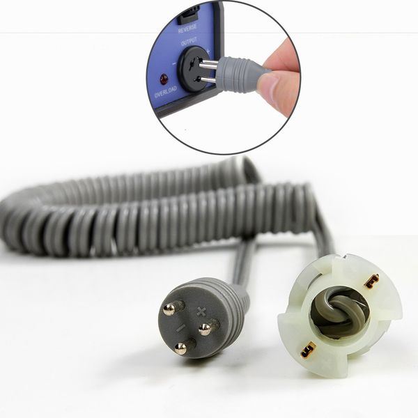 nail art equipment 3 pins cord cable replacement drill handpiece power for up200 accessories 230704, Silver
nail art equipment 3 pins cord cable replacement drill handpiece power for up200 accessories 230704, Silver