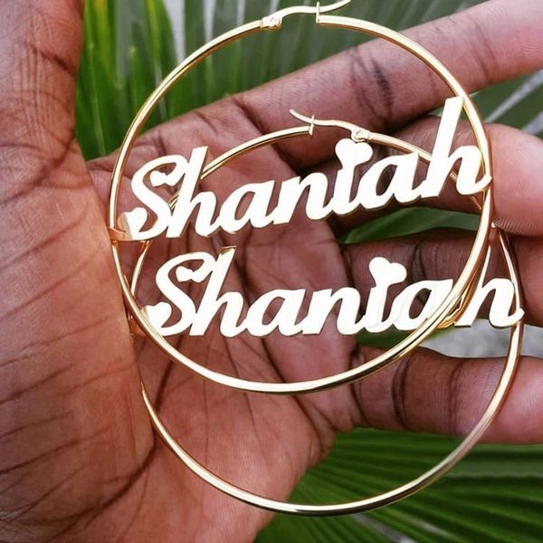 dangle chandelier v attract custom jewelry personalized name large earrings for women hiphop brincos stainless steel big circle round bijoux, Silver
dangle chandelier v attract custom jewelry personalized name large earrings for women hiphop brincos stainless steel big circle round bijoux, Silver