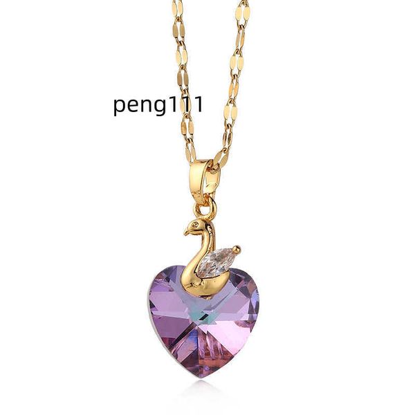 for trend jewelry valentine's day gift stainless steel chain heart sea swan pendant necklaces, Silver
for trend jewelry valentine's day gift stainless steel chain heart sea swan pendant necklaces, Silver