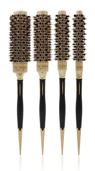 53mm ceramic round barrel hair brush iron radial comb large aluminum gold boar bristle hairdressing thermal brushes curling style 5219632, Silver
53mm ceramic round barrel hair brush iron radial comb large aluminum gold boar bristle hairdressing thermal brushes curling style 5219632, Silver