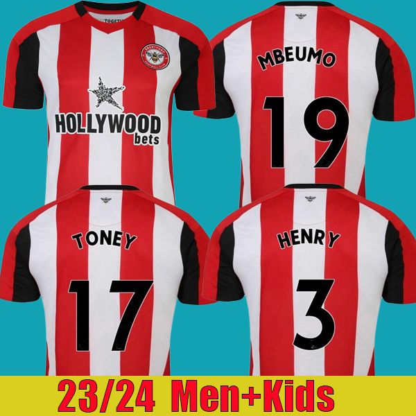 toney 23 24 brentfords home soccer jerseys 2023 2024 retro mbeumo henry second red football shirts maillots de football thai quality jerseys, Black;yellow
toney 23 24 brentfords home soccer jerseys 2023 2024 retro mbeumo henry second red football shirts maillots de football thai quality jerseys, Black;yellow