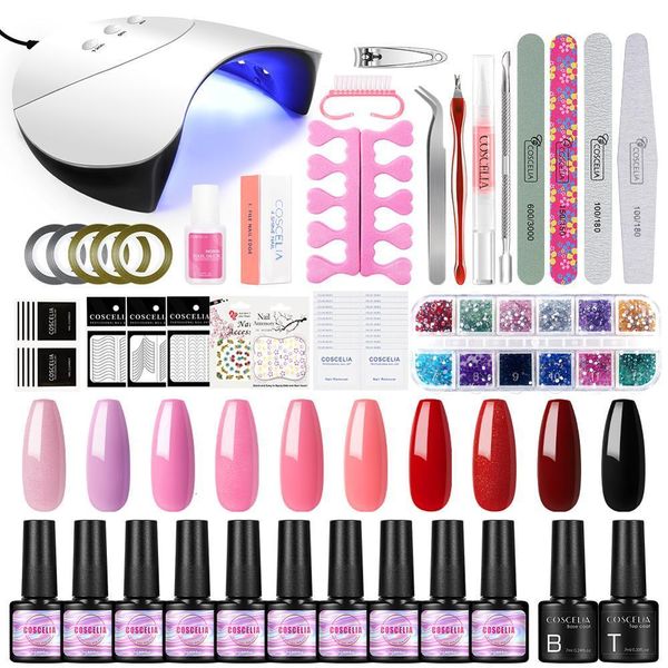nail manicure set coscelia 7ml gel polish glitter base need uv led lamp semi permanent paint hybrid nails tools from ru 230704
nail manicure set coscelia 7ml gel polish glitter base need uv led lamp semi permanent paint hybrid nails tools from ru 230704