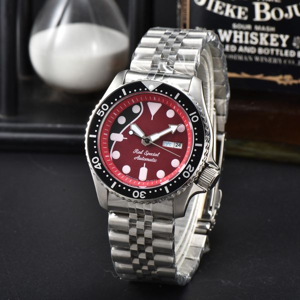 luxury men's watch aaa automatic mechanical fashion style stainless steel waterproof luminous ceramic watch ring men's aaa watch, Slivery;brown
luxury men's watch aaa automatic mechanical fashion style stainless steel waterproof luminous ceramic watch ring men's aaa watch, Slivery;brown