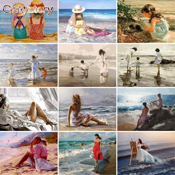 dresses gatyztory painting by numbers kits diy gift for kids adults diy gift seaside girl figure oil painting kits for modern home decor, White;black
dresses gatyztory painting by numbers kits diy gift for kids adults diy gift seaside girl figure oil painting kits for modern home decor, White;black