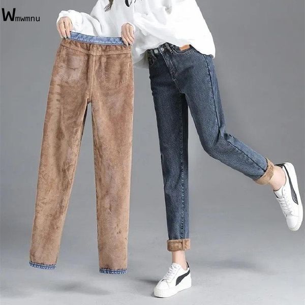 jeans street fashion basic fleece denim pants women office lady fall buttons harem pants female winter thick plus veet casual jeans, Blue
jeans street fashion basic fleece denim pants women office lady fall buttons harem pants female winter thick plus veet casual jeans, Blue