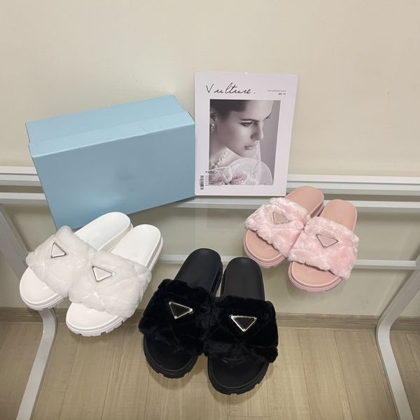 triangle metal buckle fur slippers p designer wool slides pink black white solid color platform sandals home flat bottom slipper womens wint
triangle metal buckle fur slippers p designer wool slides pink black white solid color platform sandals home flat bottom slipper womens wint