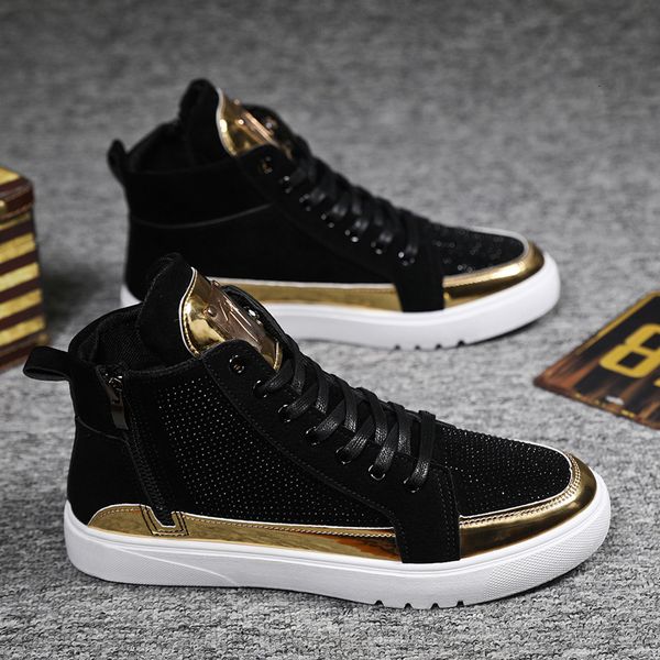 dress shoes spring and autumn men casual non slip breathable gold sneaker high leather shoe outdoor big size 45 47 48 230703, Black
dress shoes spring and autumn men casual non slip breathable gold sneaker high leather shoe outdoor big size 45 47 48 230703, Black