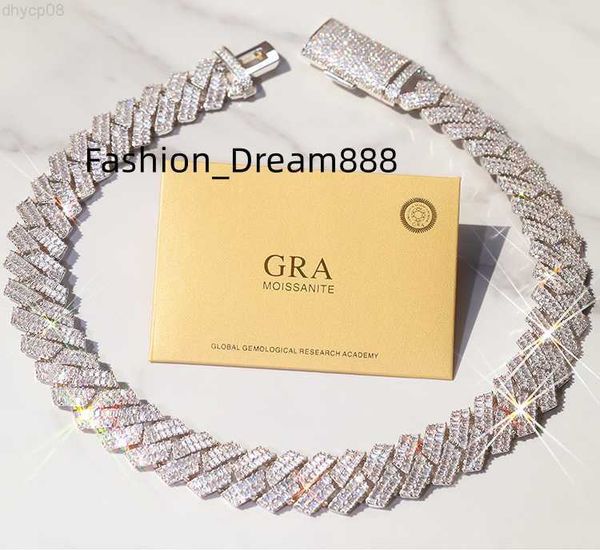 ale luxury hip hop chain 19mm silver necklace vvs moissanite baguette moissanite diamond cuban link chain
ale luxury hip hop chain 19mm silver necklace vvs moissanite baguette moissanite diamond cuban link chain
