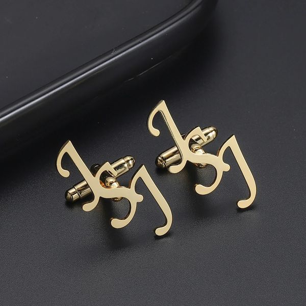 pins brooches personalized men's cufflinks stainless jewelry custom letter wedding men shirt cufflink father's day gift p230704, Gray
pins brooches personalized men's cufflinks stainless jewelry custom letter wedding men shirt cufflink father's day gift p230704, Gray