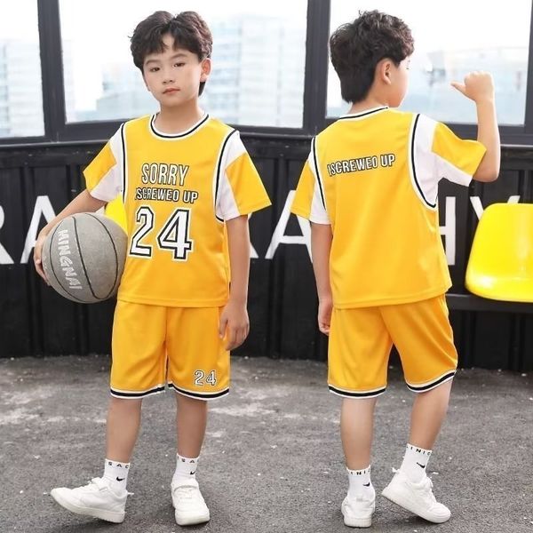 jerseys leisure fashion summer lazy men's trend basketball children's sports set literary children's wear 230704
jerseys leisure fashion summer lazy men's trend basketball children's sports set literary children's wear 230704