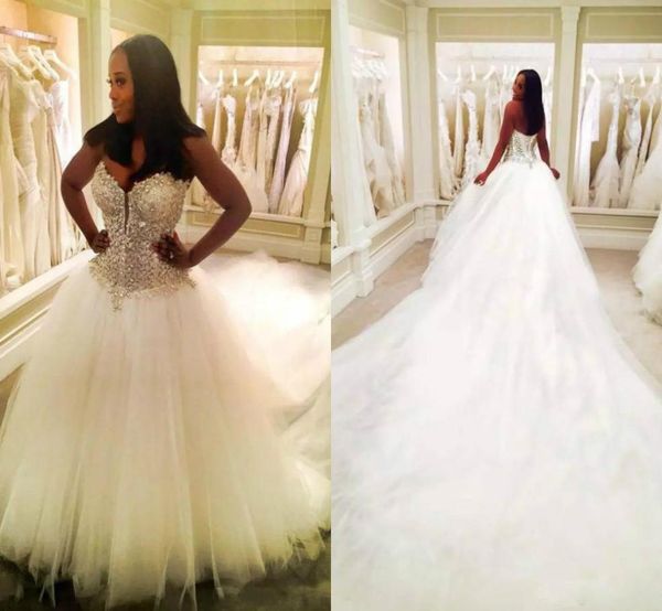 a line boho wedding dresses bling crystal beaded sweetheart long train plus size bridal dress lace up back country wedding gowns c5735035, White
a line boho wedding dresses bling crystal beaded sweetheart long train plus size bridal dress lace up back country wedding gowns c5735035, White
