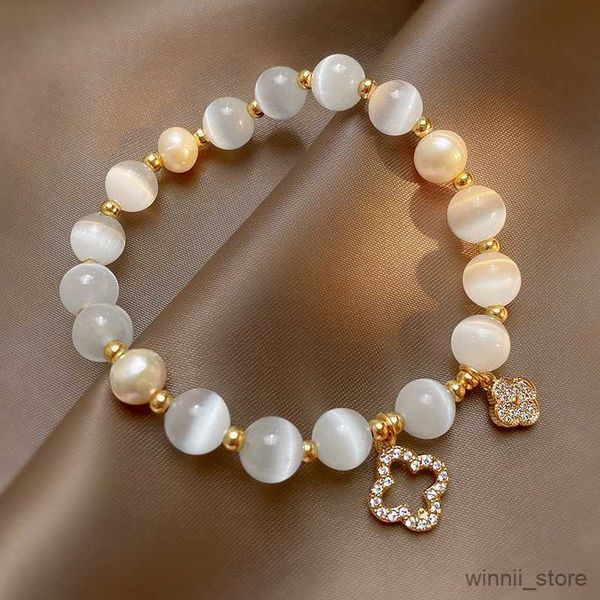 charm bracelets natural bracelet for women white opal stone pearl fashion lucky women's jewelry bracelet r230704, Golden;silver
charm bracelets natural bracelet for women white opal stone pearl fashion lucky women's jewelry bracelet r230704, Golden;silver