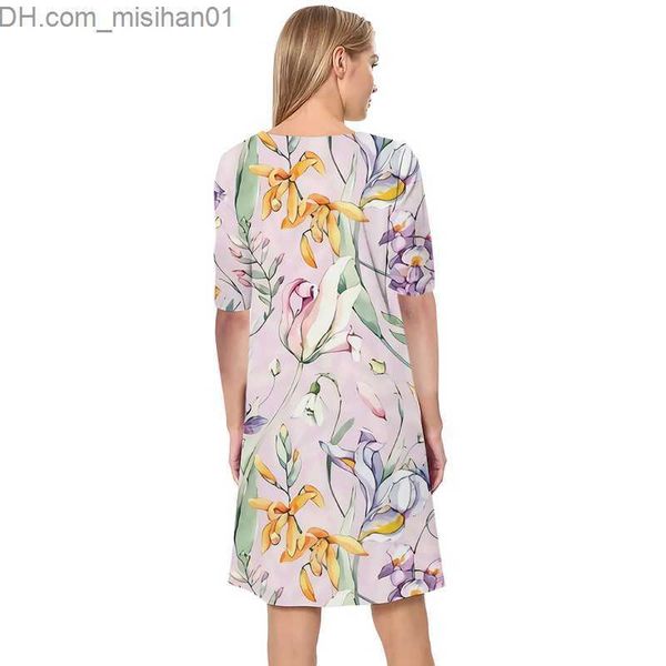 casual dresses women dress simply floral 3d printed vneck loose casual short sleeve shift dress for female dresses dress elegant z230705, Black;gray
casual dresses women dress simply floral 3d printed vneck loose casual short sleeve shift dress for female dresses dress elegant z230705, Black;gray
