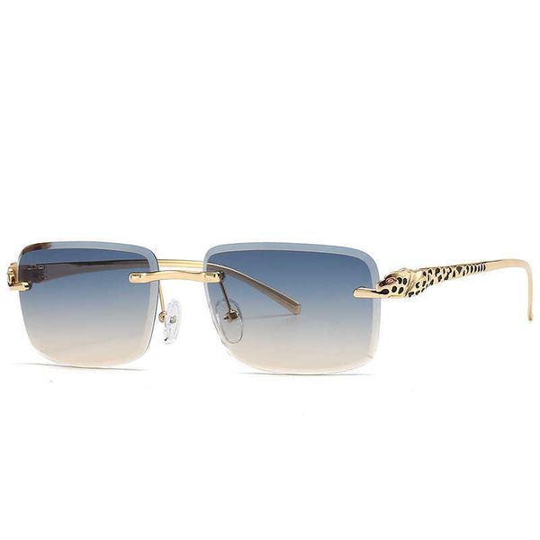 1892 new leopard fashion men's and women's frameless with edge guard blue sunglasses, White;black
1892 new leopard fashion men's and women's frameless with edge guard blue sunglasses, White;black