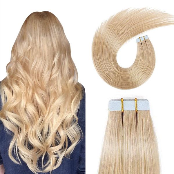 grade blonde platinum tape hair extensions 613# prebonded hair extension pu 12a virgin human skin hair adhesive 30% long hair 40pcs/100g 18-, Black
grade blonde platinum tape hair extensions 613# prebonded hair extension pu 12a virgin human skin hair adhesive 30% long hair 40pcs/100g 18-, Black