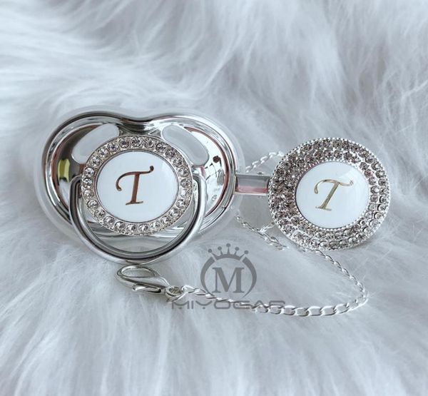 miyocar name initial letter t elegant silver bling pacifier and pacifier clip bpa dummy bling unique design sgs pass lt3526621
miyocar name initial letter t elegant silver bling pacifier and pacifier clip bpa dummy bling unique design sgs pass lt3526621