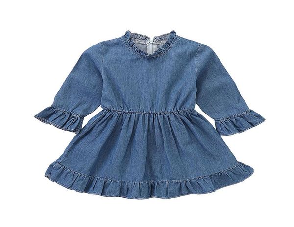 ins baby girls denim dress spring autumn children ruffle sleeve princess dress fashion boutique kids clothing c56496994807, Red;yellow
ins baby girls denim dress spring autumn children ruffle sleeve princess dress fashion boutique kids clothing c56496994807, Red;yellow