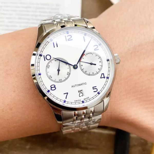 mens watches portugal series automatic machine movement independent small second hand true kinetic energy indication mineral crystal glass, Slivery;golden
mens watches portugal series automatic machine movement independent small second hand true kinetic energy indication mineral crystal glass, Slivery;golden