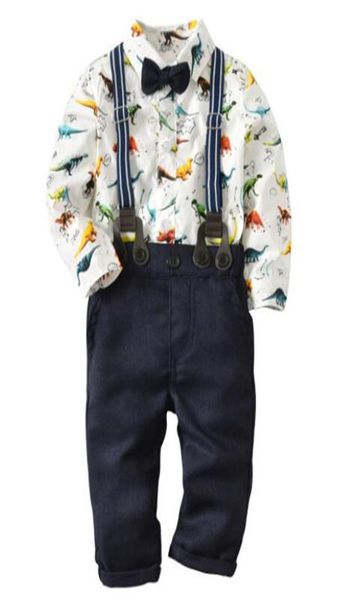 toddler infant boys clothing set dinosaurs print long sleeve romper suspender pants bow tie 3pcs suit kids baby clothes7973017, White
toddler infant boys clothing set dinosaurs print long sleeve romper suspender pants bow tie 3pcs suit kids baby clothes7973017, White