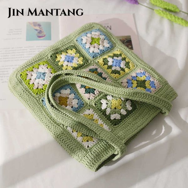 shoulder bags casual granny square tote bag bohemian knitted women shoulder bags handmade woven flower large capacity shopper purses 230726
shoulder bags casual granny square tote bag bohemian knitted women shoulder bags handmade woven flower large capacity shopper purses 230726