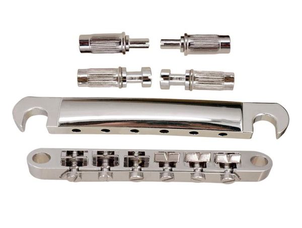 1 set guitar saddle bridge tailpiece silver for gibson lpepi electric guitar parts bridge8361232
1 set guitar saddle bridge tailpiece silver for gibson lpepi electric guitar parts bridge8361232
