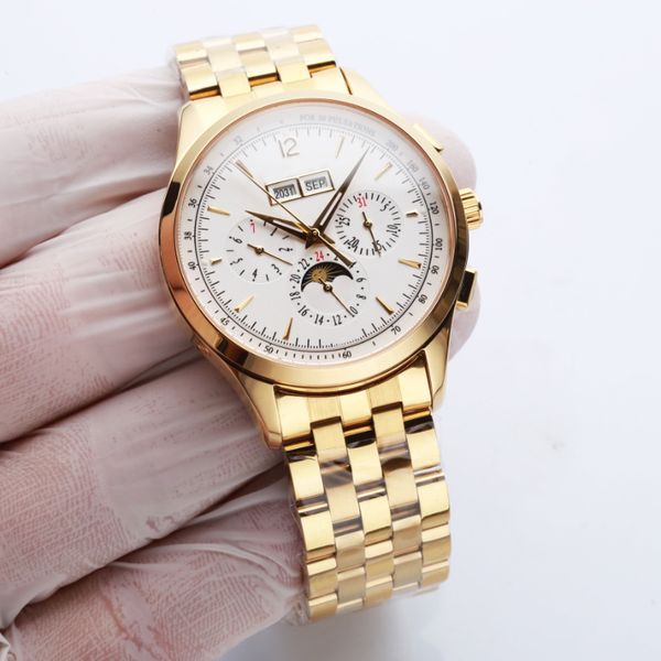 men's watch designer watch 759 updated automatic mechanical movement 40mm watch date just right for men's watches as holiday gifts, Slivery;brown
men's watch designer watch 759 updated automatic mechanical movement 40mm watch date just right for men's watches as holiday gifts, Slivery;brown