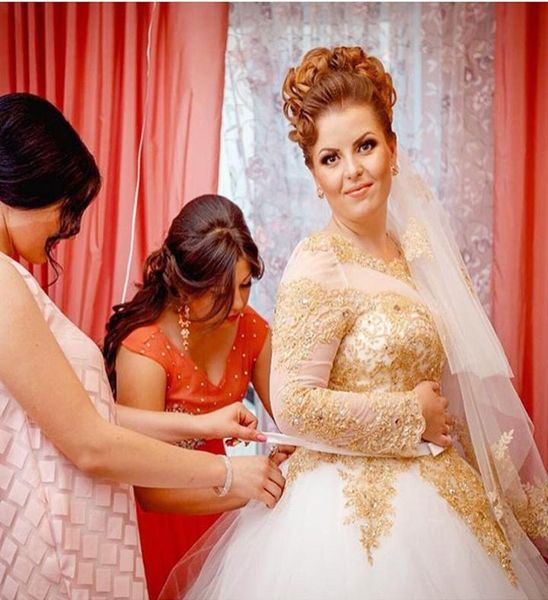 modabell luxury white gold wedding dresses appliques lace beaded ball gowns long sleeved bridal dress court train vestodo de novia9895889
modabell luxury white gold wedding dresses appliques lace beaded ball gowns long sleeved bridal dress court train vestodo de novia9895889