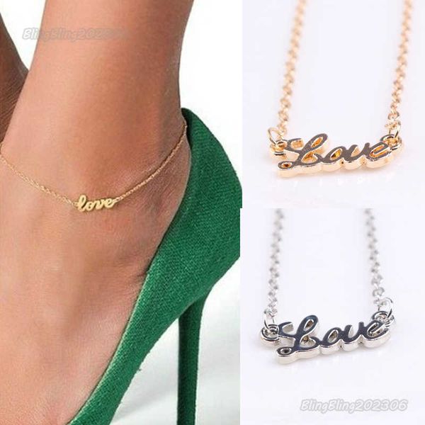 new summer style gold/silver/black plated love letter statement anklet for women bracelet bijoux, Red;blue
new summer style gold/silver/black plated love letter statement anklet for women bracelet bijoux, Red;blue