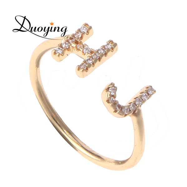 band rings duoying 7 mm double letter ring with full zirconia micro pave simple luxury for women bling jewelry open 230704, Silver
band rings duoying 7 mm double letter ring with full zirconia micro pave simple luxury for women bling jewelry open 230704, Silver
